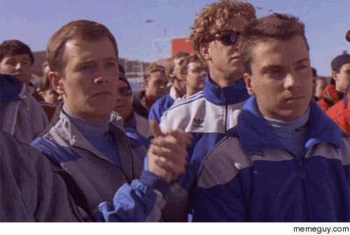 MFW I read that the Jamaican Bobsled team would be qualifying for the  Olympics for the first time since that movie