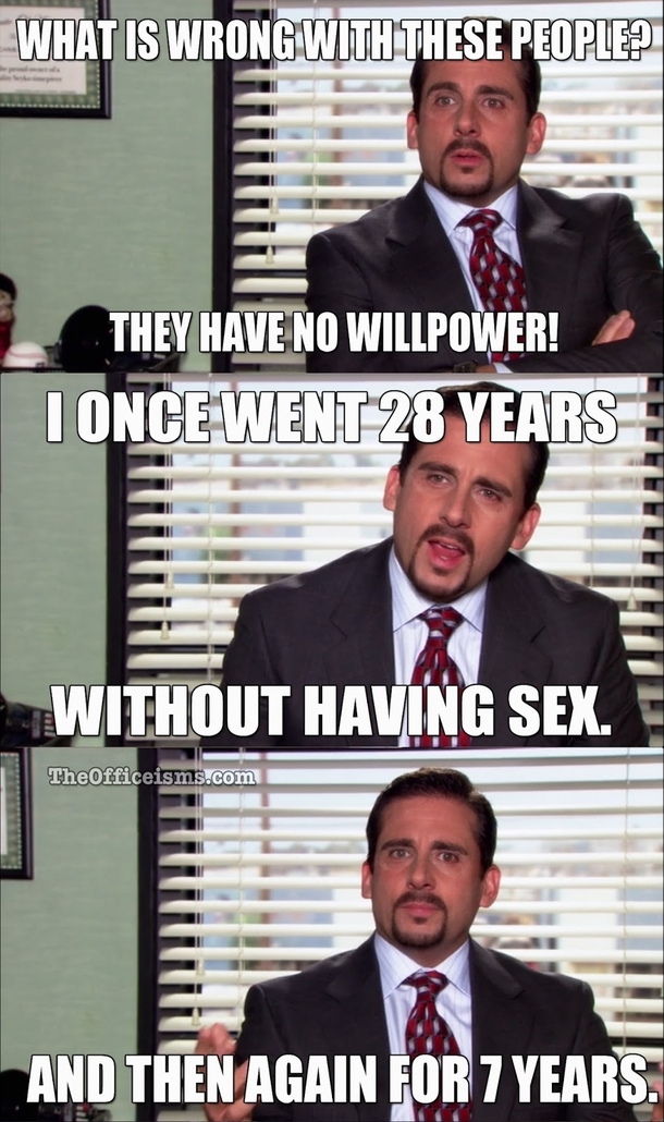 Michael had strong willpower