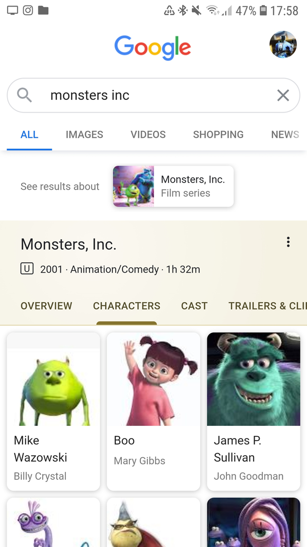 Mike is looking a little different