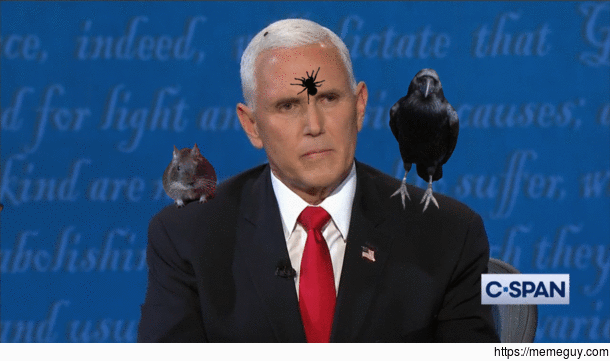 Mike Pence is one with nature