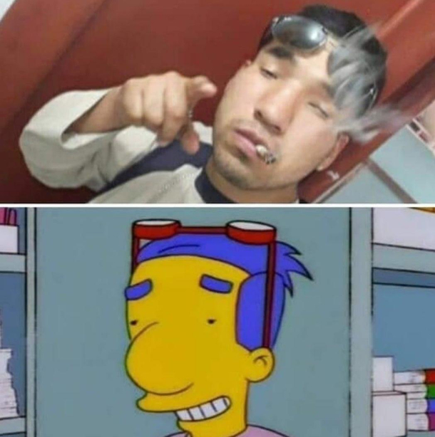 Milhouse looking sheeeesh
