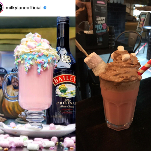 Milky Lane definitely put Expectation vs Reality with this drink