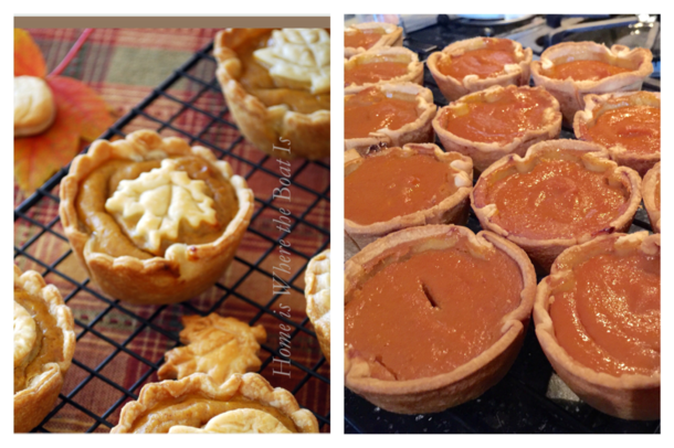 Miniature pumpkin pies - damn you Pinterest