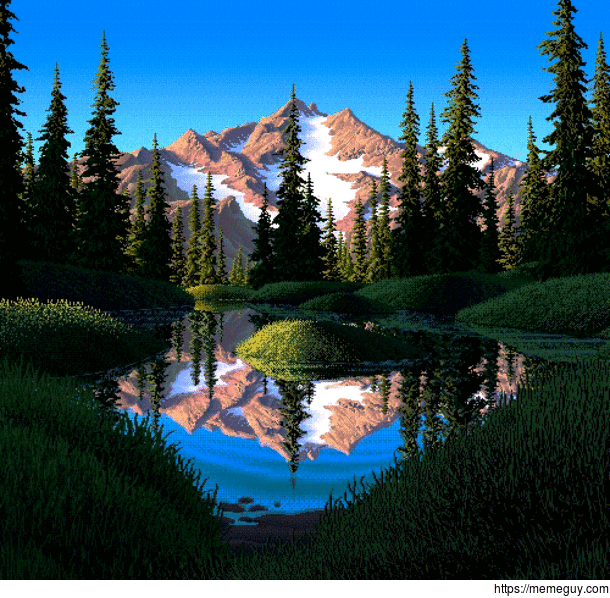 Mirror Lake by Mark Ferrari 