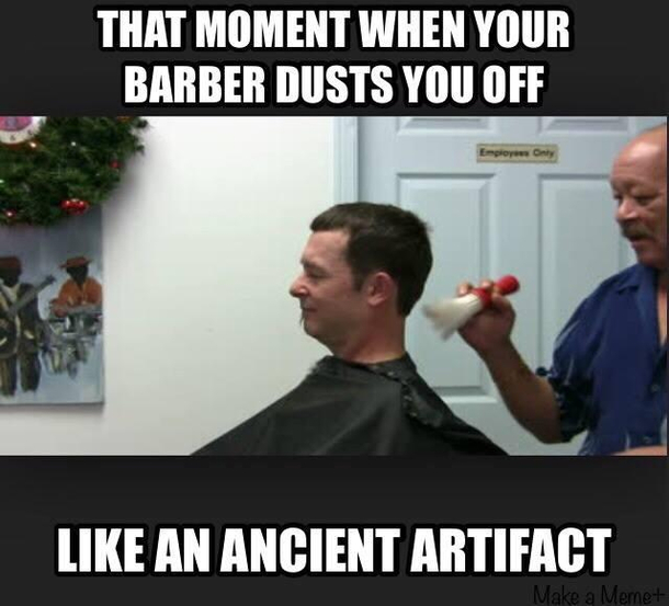 Missing my barber right now