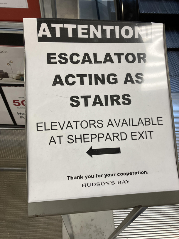 Mitch Hedberg would have been proud