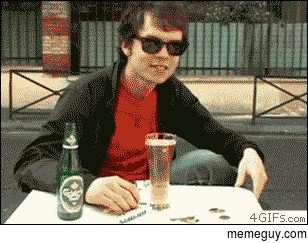 Mixing Mentos and beer