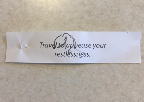 Mocked by a fortune cookie