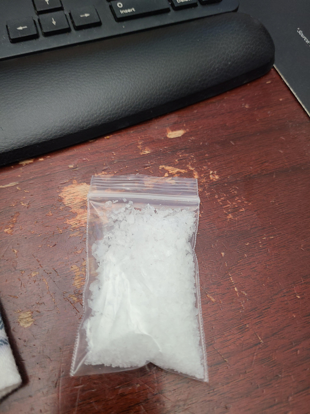 Mom Brought Me Lunch Today - Its Salt