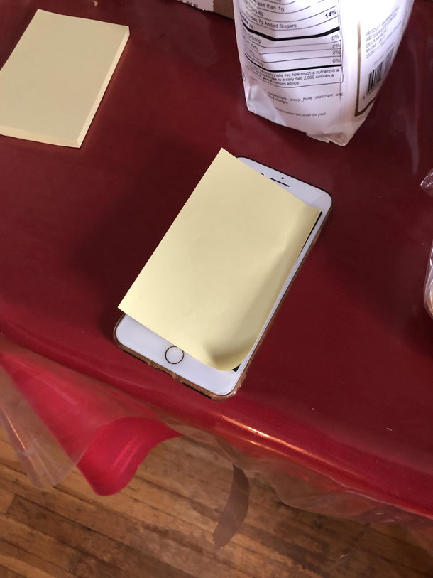 Mom hold on let me put a note on my phone