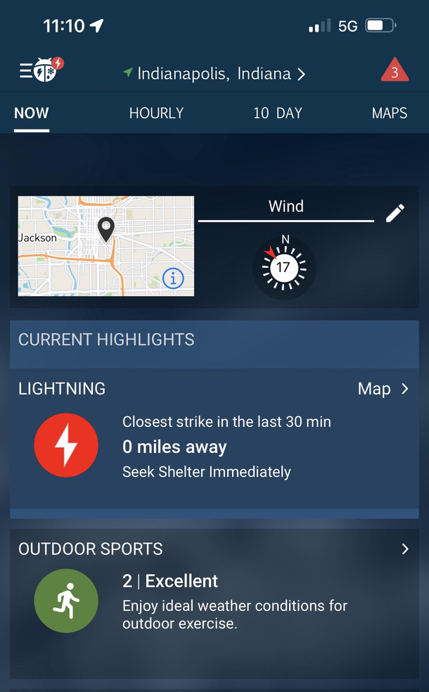 Mom Its lightning stay inside WeatherBug