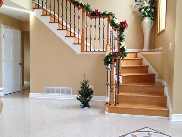Mom said she wanted a smaller tree for the holidays this season Dad came home with this 