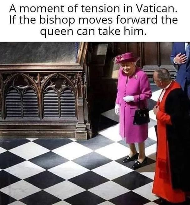 Moment of tension at the Vatican
