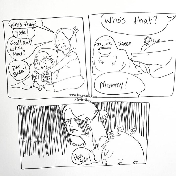 Mommy is gonna turn Anakin now