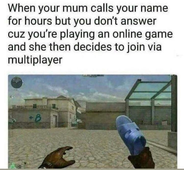 Moms always find a way to beat their kids