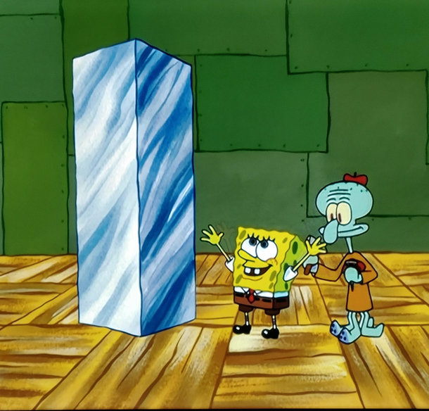 Monolith appears in Bikini Bottom