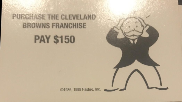 Monopoly got it right back in 