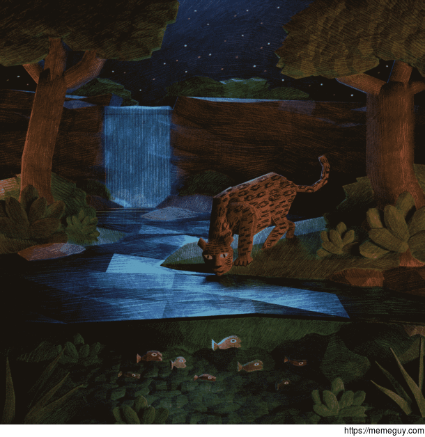 Moonlit drink