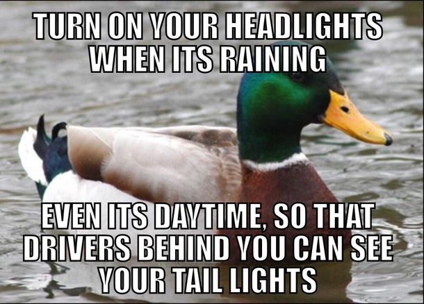 More drivers need to do this Very small thing but helps everyone on the road