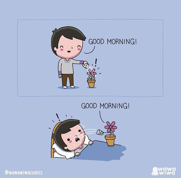 Morning by wawawiwacomics