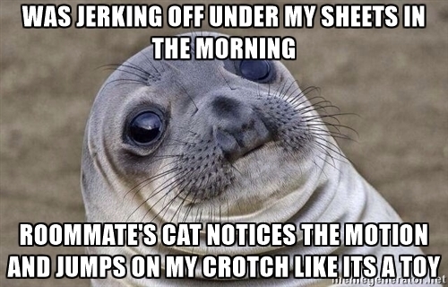 Morning embarassment