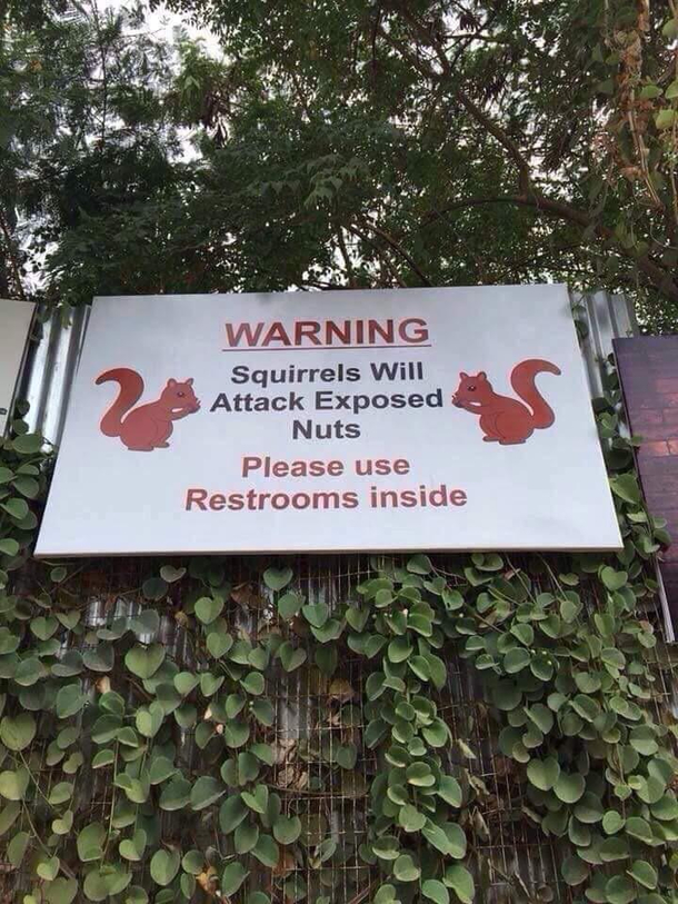 most effective signboard to deter outdoor urination