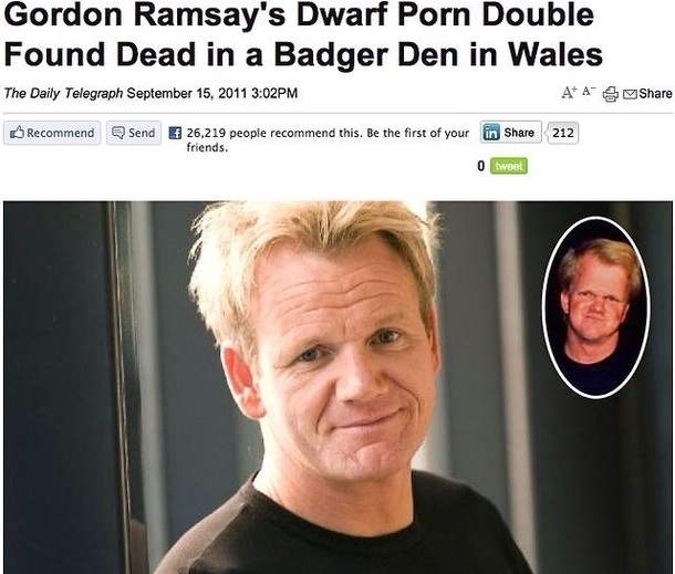 Most incredible news headline ever