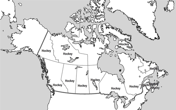 Most Popular Sport by Province Canada -