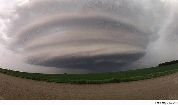 Mothership supercell timelapsed and looped 