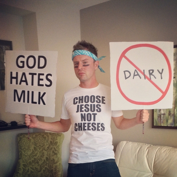 Move Over Westboro This Years Costume is Lactose Intolerance