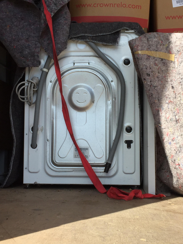 Moved house Washing machine approved