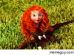 MRW a kid at my work said my hair made me look like Merida 