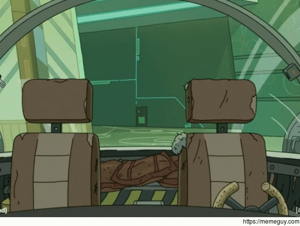 MRW getting in the car after a rough workday