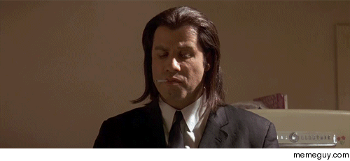 MRW I dont believe my friend trying to tell me PULP FICTION is  years old so I open my laptop to google it