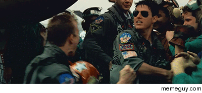 MRW I got to use two Top Gun gifs in the same thread yesterday