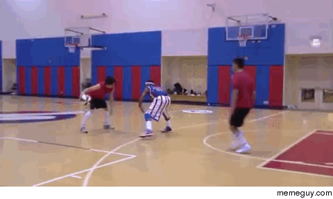MRW I play basketball with my little cousins