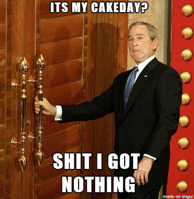 MRW I post a comment and notice a little cake next to my name