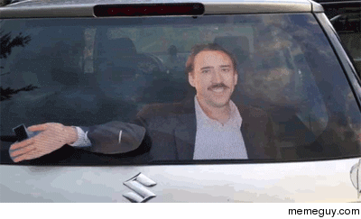 MRW I see someone I know behind me in traffic