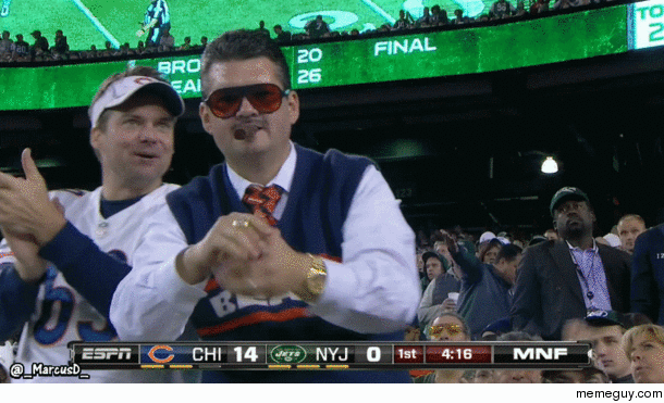 MRW I see someone wearing some Bears gear