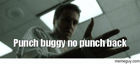 MRW Im alone and see a Volkswagen Beetle