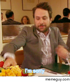 MRW Im at a party and havent eaten since breakfast