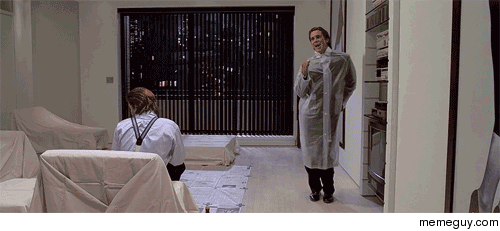 MRW noticing the influx of American Psycho gifs