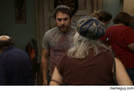 MRW someone complains about the influx of Charlie Kelly gifs