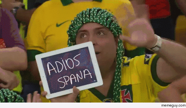 MRW Spain crashed out of the World Cup