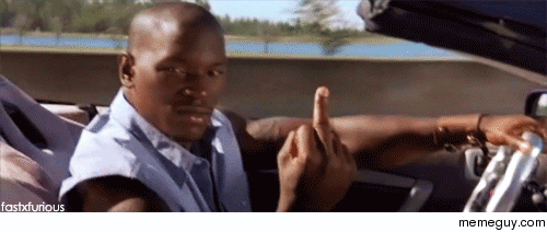MRW the driver who cut me off earlier tries to merge back into my lane