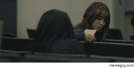 MRW this girl in my class is browsing this subreddit in front of me
