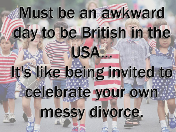 Must be awkward for the Brits
