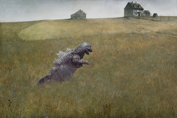My absolute favorite painting - Andrew Wyeths Godzillas World