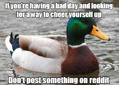 My advice for the day 