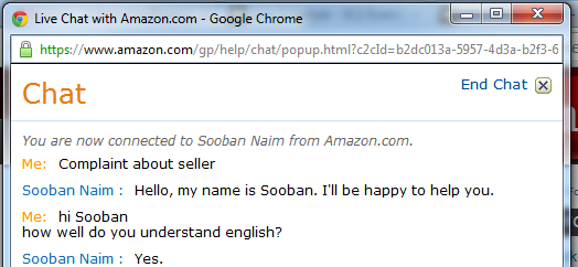 My Amazon Help Chat Didnt Start Off So Well Meme Guy